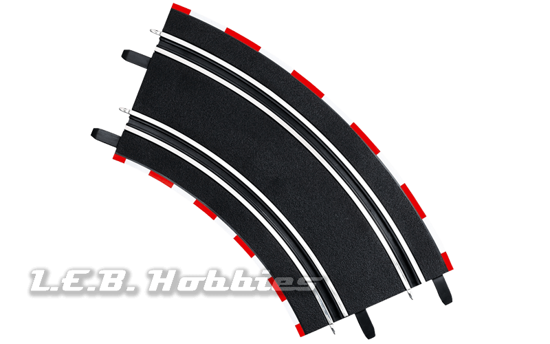 61617 Carrera GO!!! Curve 2/45, 4/pk 61617 Carrera GO!!! Curve 2/45, 4/pk