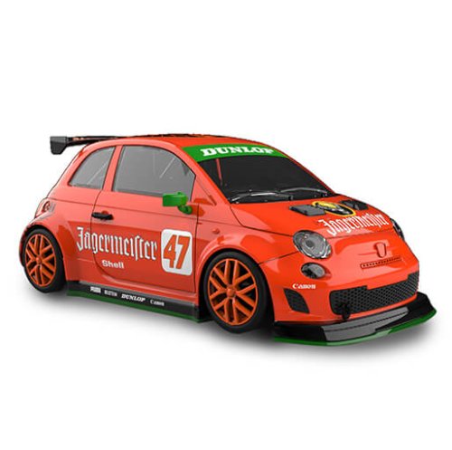NSR 0547SW Fiat Abarth 500 Jagermeister No.47 Green : LEB Hobbies