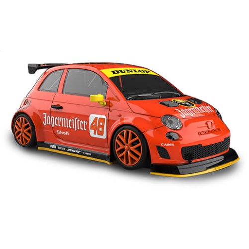 NSR 0548SW Fiat Abarth 500 Jagermeister No.47 Yellow : LEB Hobbies