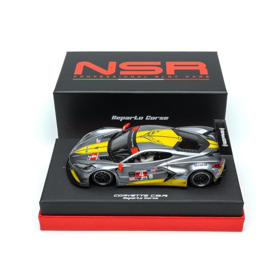 (image for) NSR 0517RCP-AW Corvette C8.R No.4 GTLM Daytona 24 Hours 2021 - "Reparto Corse" Race Setup for Plastic Tracks