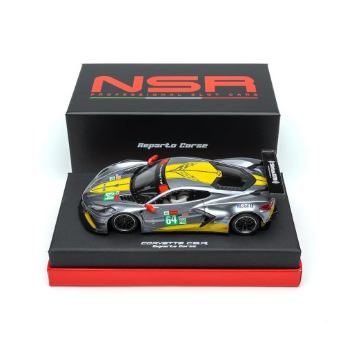 (image for) NSR 0518RCW-SW Corvette C8.R No.64 GTE Pro Le Mans 24 Hours 2021 - "Reparto Corse" Race Setup for Wooden Tracks