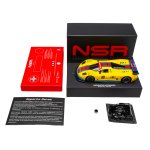 (image for) NSR 0559RCW-SW Mosler MT900R Martini Livery Yellow No.59 - "Reparto Corse" Race Setup for Wooden Tracks
