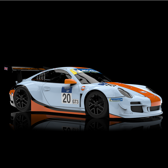 (image for) NSR 0617SW Porsche 997 GT3 No.20 Gulf, Le Mans 2017 - Pre-order