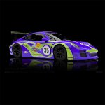 (image for) NSR 0636SW Porsche 997 Purple Hippie, No.35 - Pre-order