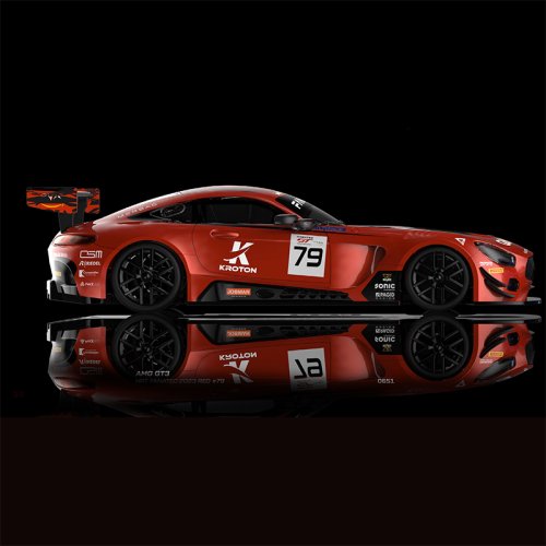 (image for) NSR 0651SW Mercedes AMG GT3 EVO HRT Fanatec 2023 No.79, Red - Pre-order