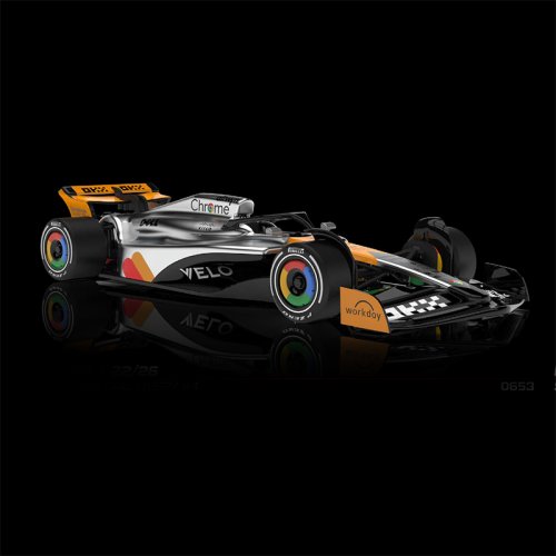 (image for) NSR 0653IL Formula 22/26 Silver Special Livery British Grand Prix No.4, Lando Norris - Pre-order