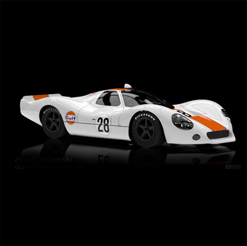 (image for) NSR 0656SW Ford P68 Alan Mann Gulf White, No.28 - Pre-order