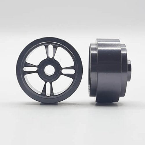 (image for) Staffs STAFFS188 Four Spoke Aluminum Wheels Grey 15.8 x 8.5mm (x2)