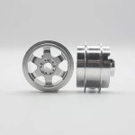 (image for) Staffs STAFFS199 Six Spoke Aluminum Air Wheels Silver 15.8 x 10mm (x2)