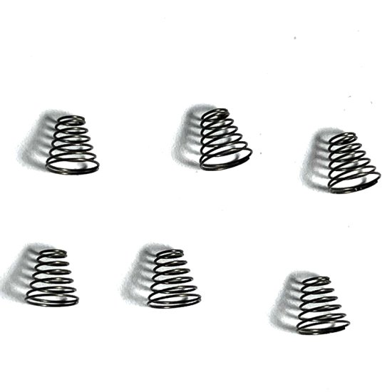 (image for) NSR 1267 Progressive Suspension Springs, 4mm Long (x6)