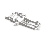 (image for) NSR 1330 Sidewinder Motor Mount for Long Can Motors (Hypercar) offset +1mm Hard White