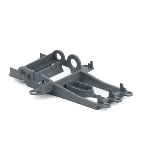 (image for) NSR 1333 Sidewinder Motor Mount for Long Can Motors (Hypercar) offset +1mm Carbon Fiber Grey