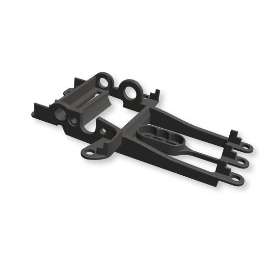 (image for) NSR 1334 Sidewinder Motor Mount for Long Can Motors (Hypercar) offset +0.75mm Medium Black