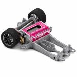 (image for) NSR 1336A Anglewinder Spanish Motor Mount Grey V2 for Long Can Motors (Hypercar) offset +1mm