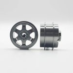 (image for) Staffs STAFFS204 Six Spoke Aluminum Air Wheels Grey 15.8 x 10mm (x2)