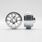(image for) Staffs STAFFS239 Hyper Aluminum Wheels Silver 16.9 x 8.5mm (x2)