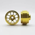(image for) Staffs STAFFS217 Hyper Aluminum Wheels Gold 15.8 x 8.5mm (x2)