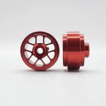 (image for) Staffs STAFFS220 Hyper Aluminum Wheels Red 15.8 x 8.5mm (x2)