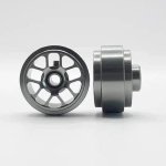 (image for) Staffs STAFFS244 Hyper Aluminum Wheels Grey 16.9 x 8.5mm (x2)