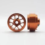 (image for) Staffs STAFFS223 Hyper Aluminum Wheels Orange 15.8 x 8.5mm (x2)
