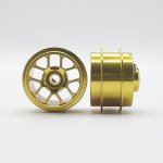 (image for) Staffs STAFFS225 Hyper Aluminum Air Wheels Gold 15.8 x 10mm (x2)