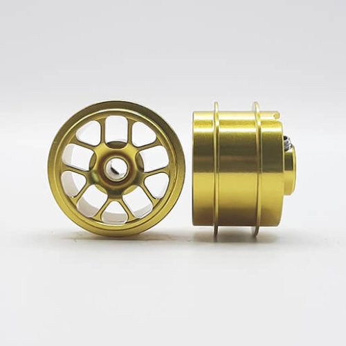 (image for) Staffs STAFFS225 Hyper Aluminum Air Wheels Gold 15.8 x 10mm (x2)