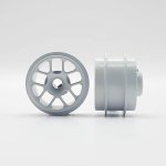 (image for) Staffs STAFFS253 Hyper Aluminum Air Wheels White 16.9 x 10mm (x2)