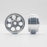 (image for) Staffs STAFFS255 Radical Aluminum Wheels Silver 16.9 x 8.5mm (x2)
