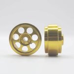 (image for) Staffs STAFFS256 Radical Aluminum Wheels Gold 16.9 x 8.5mm (x2)