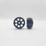 (image for) Staffs STAFFS257 Radical Aluminum Wheels Black 16.9 x 8.5mm (x2)