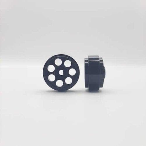 (image for) Staffs STAFFS257 Radical Aluminum Wheels Black 16.9 x 8.5mm (x2)