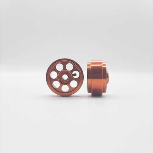 (image for) Staffs STAFFS262 Radical Aluminum Wheels Orange 16.9 x 8.5mm (x2)