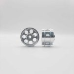 (image for) Staffs STAFFS263 Radical Aluminum Air Wheels Silver 16.9 x 10mm (x2)