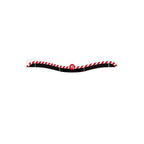(image for) Carrera 20604 Outside Shoulders for Chicane (x3)