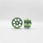 (image for) Staffs STAFFS305 Radical Aluminum Air Wheels Light Green 16.9 x 10mm (x2)