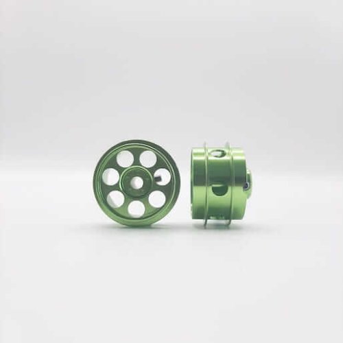 (image for) Staffs STAFFS305 Radical Aluminum Air Wheels Light Green 16.9 x 10mm (x2)
