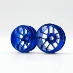 (image for) Staffs STAFFS318 Hyper Deep Dish Aluminum Air Wheels Blue 16.9 x 10mm (x2)