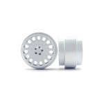 (image for) Staffs STAFFS341 OZ Style Aluminum Wheels White 15.8 x 8.5mm (x2)