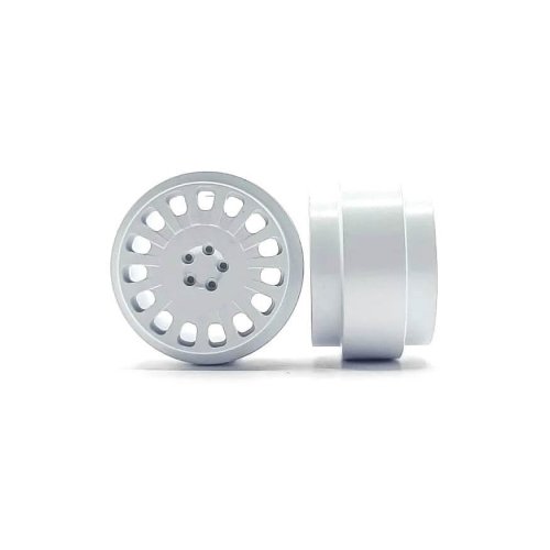 (image for) Staffs STAFFS349 OZ Style Aluminum Wheels White 15.8 x 10mm (x2)