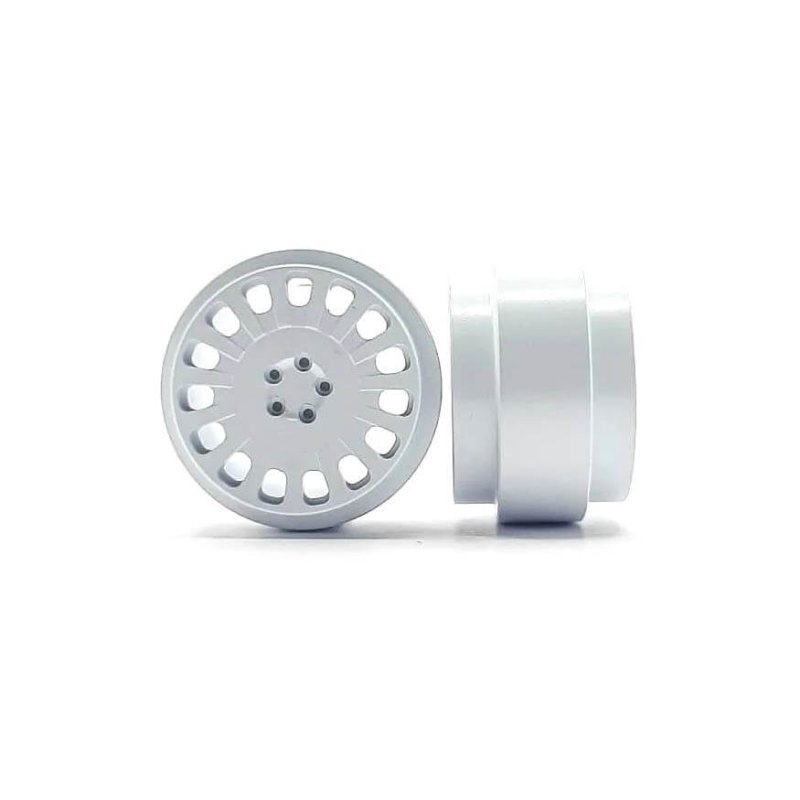(image for) Staffs STAFFS349 OZ Style Aluminum Wheels White 15.8 x 10mm (x2)