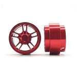 (image for) Staffs STAFFS355 Twin 5 Spoke Aluminum Wheels Red 15.8 x 8.5mm (x2)