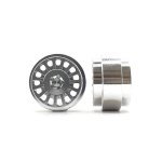 (image for) STAFFS335 OZ Style Aluminum Wheels Silver 15.8 x 8.5mm (x2)