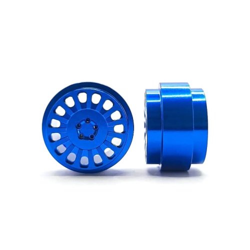 (image for) STAFFS338 OZ Style Aluminum Wheels Blue 15.8 x 8.5mm (x2)