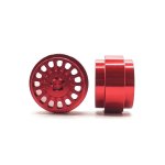 (image for) STAFFS339 OZ Style Aluminum Wheels Red 15.8 x 8.5mm (x2)