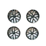 (image for) NSR 5445 BBS 6 Spoke Inserts for GT3 Wheels 17mm Black (x4)