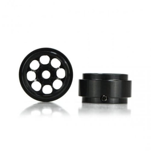 (image for) Staffs STAFFS94 Minilite Style Aluminum Wheels Black 15.8 x 8.5mm (x2)