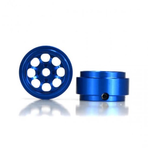 (image for) Staffs STAFFS95 Minilite Style Aluminum Wheels Blue 15.8 x 8.5mm (x2)
