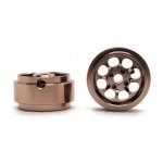 (image for) Staffs STAFFS97 Minilite Style Aluminum Wheels Grey 15.8 x 8.5mm (x2)