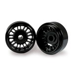 (image for) Staffs STAFFS103 BBS Style Deep Dish Aluminum Wheels Black 15.8 x 8.5mm (x2)