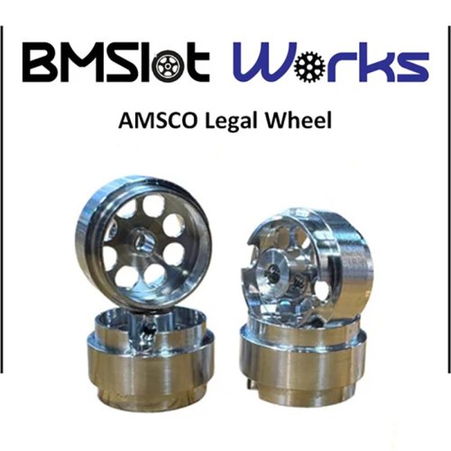 (image for) BMSlot Works BMS2110 16.5 x 10mm Aluminum Wheels